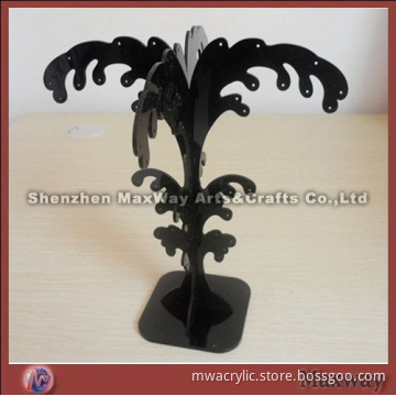 Black Freestanding Acrylic Tree Ear Pin Rack